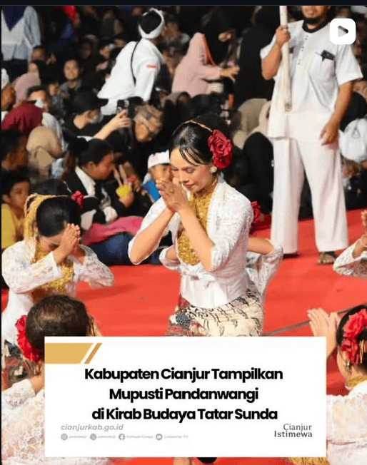 Bupati Cianjur, Mohammad Wahyu Ferdian, bersama Ketua TP PKK Kabupaten Cianjur, Najmah Nurislami, serta jajaran FORKOPIMDA se-Jawa Barat