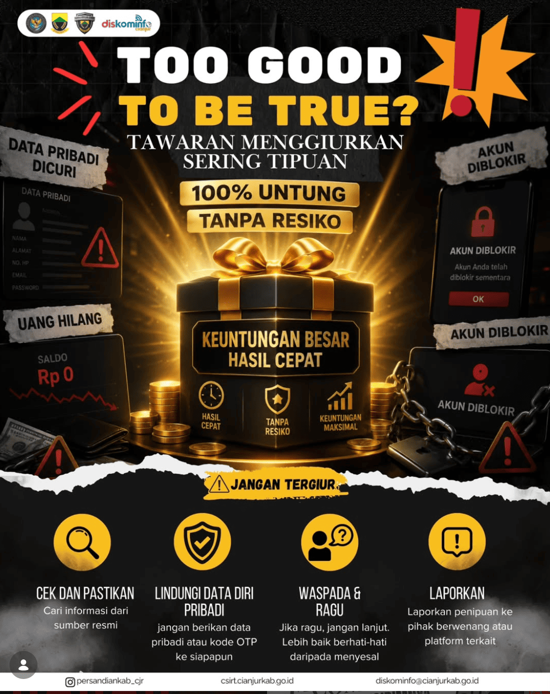 AWAS! TAWARAN MANIS BISA JADI JEBAKAN MANIS!