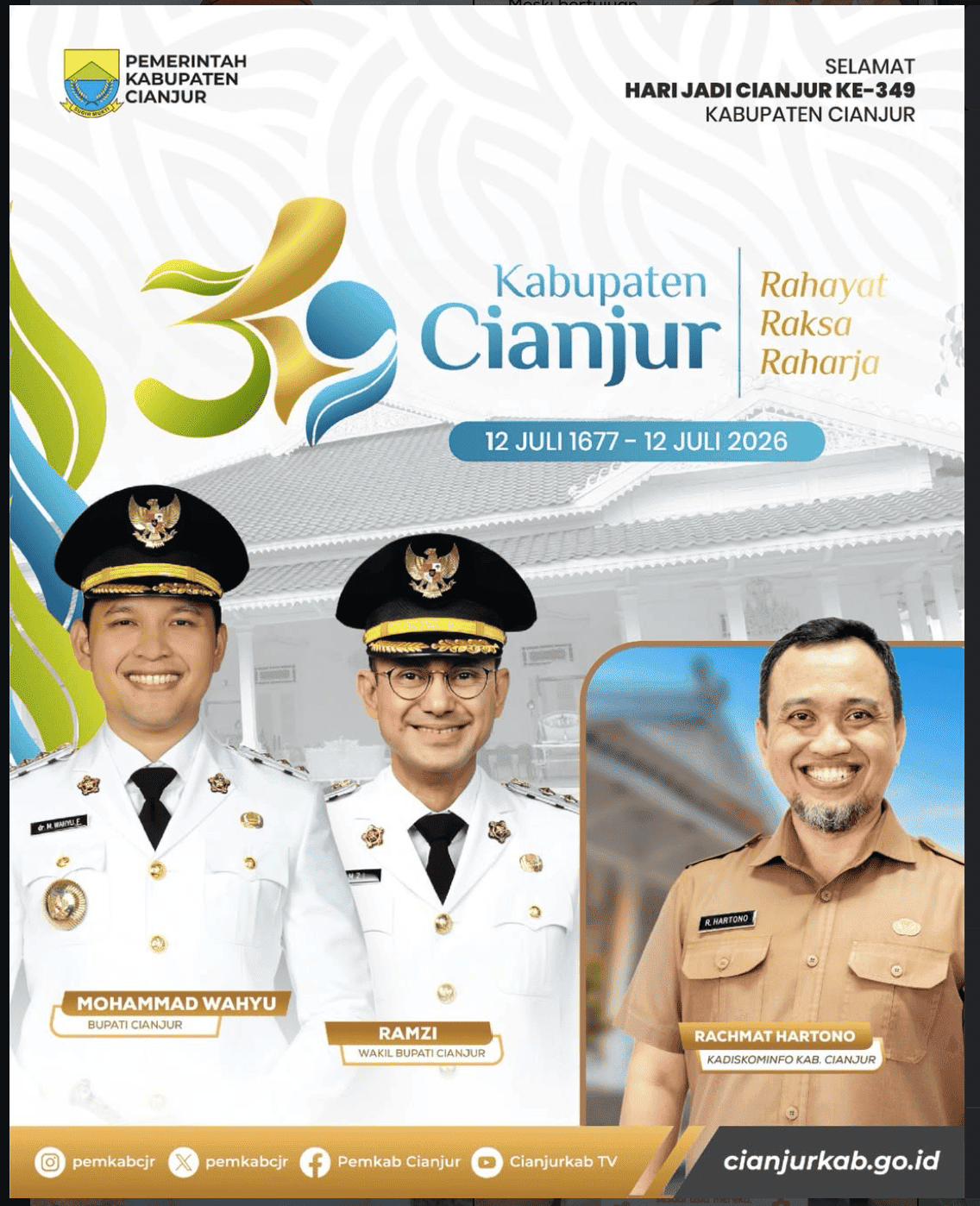 Selamat Hari Jadi Kabupaten Cianjur ke-349! 🎉
