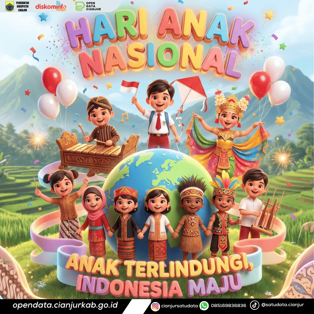 Selamat Hari Anak Nasional untuk seluruh anak-anak hebat di seluruh Nusantara! 👦👧🎉